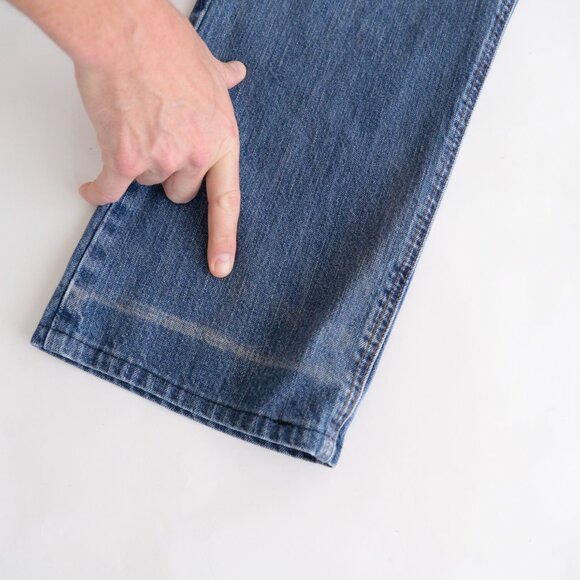 Vintage Carhartt Straight Leg Mid-Wash Denim Jeans 14X34 fit smaller like 10-12 - Picture 12 of 13